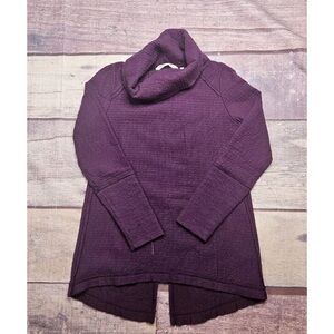 Women's Purple Turtleneck Sweater
